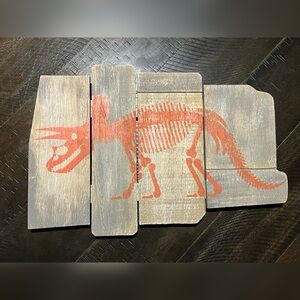 Dinosaur Skeleton Wall Art Home Decor